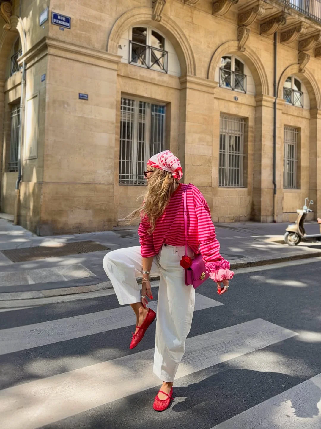 fall outfits for women in 30s style 2026 Bold Pink Layers Inspired by European Street Style