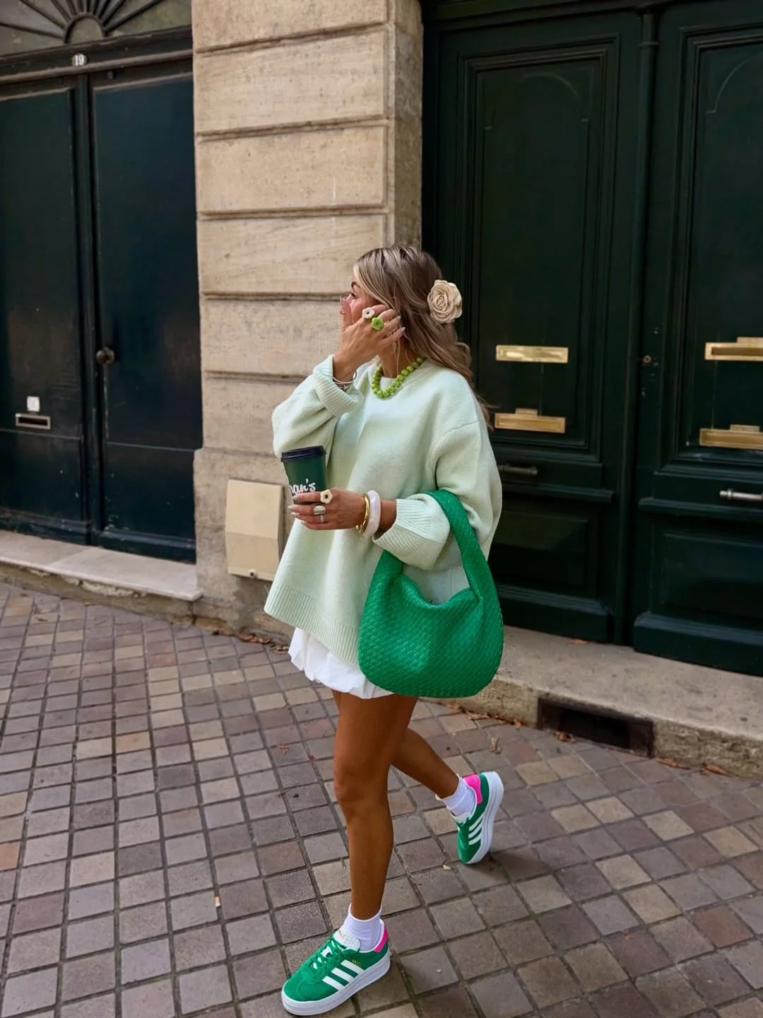 fall outfits for women in 30s style 2026 Soft Mint and Green Accents for a Fresh Autumn Palette