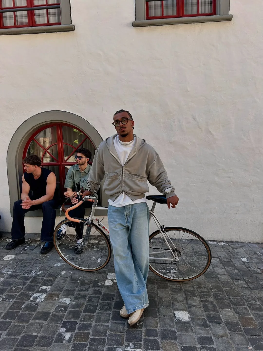 Fall outfits ideas for men 2026 Relaxed European Layers With Oversized Denim
