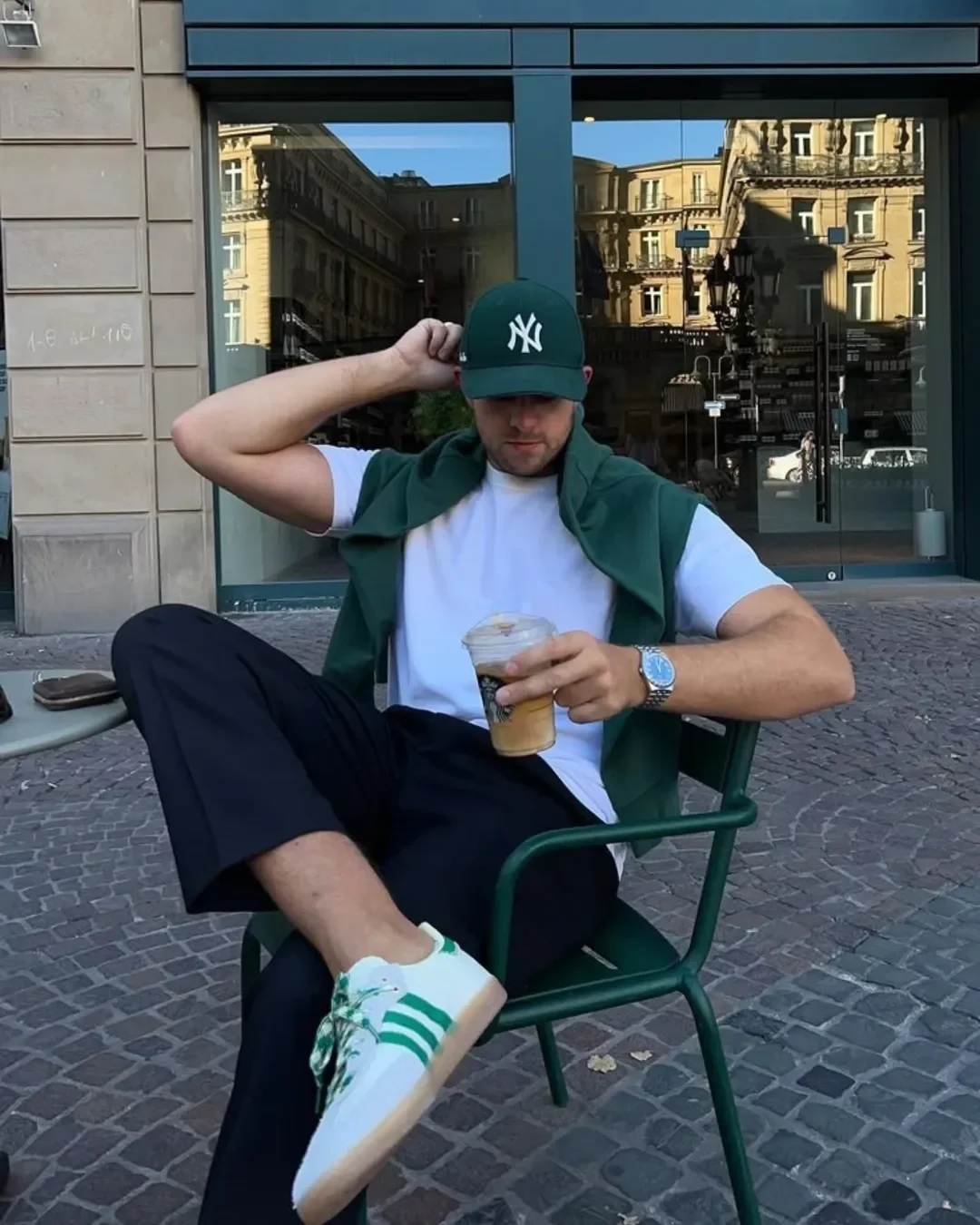 Fall outfits ideas for men 2026 Sporty Green Layers For Casual Autumn Weekends