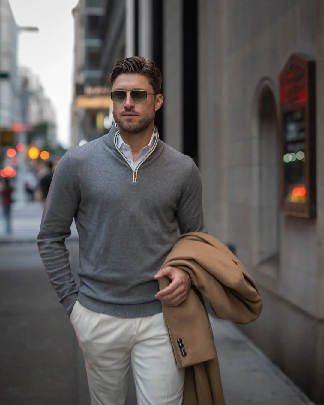 Fall outfits ideas for men 2026 Quiet Luxury Layers For Cool City Evenings
