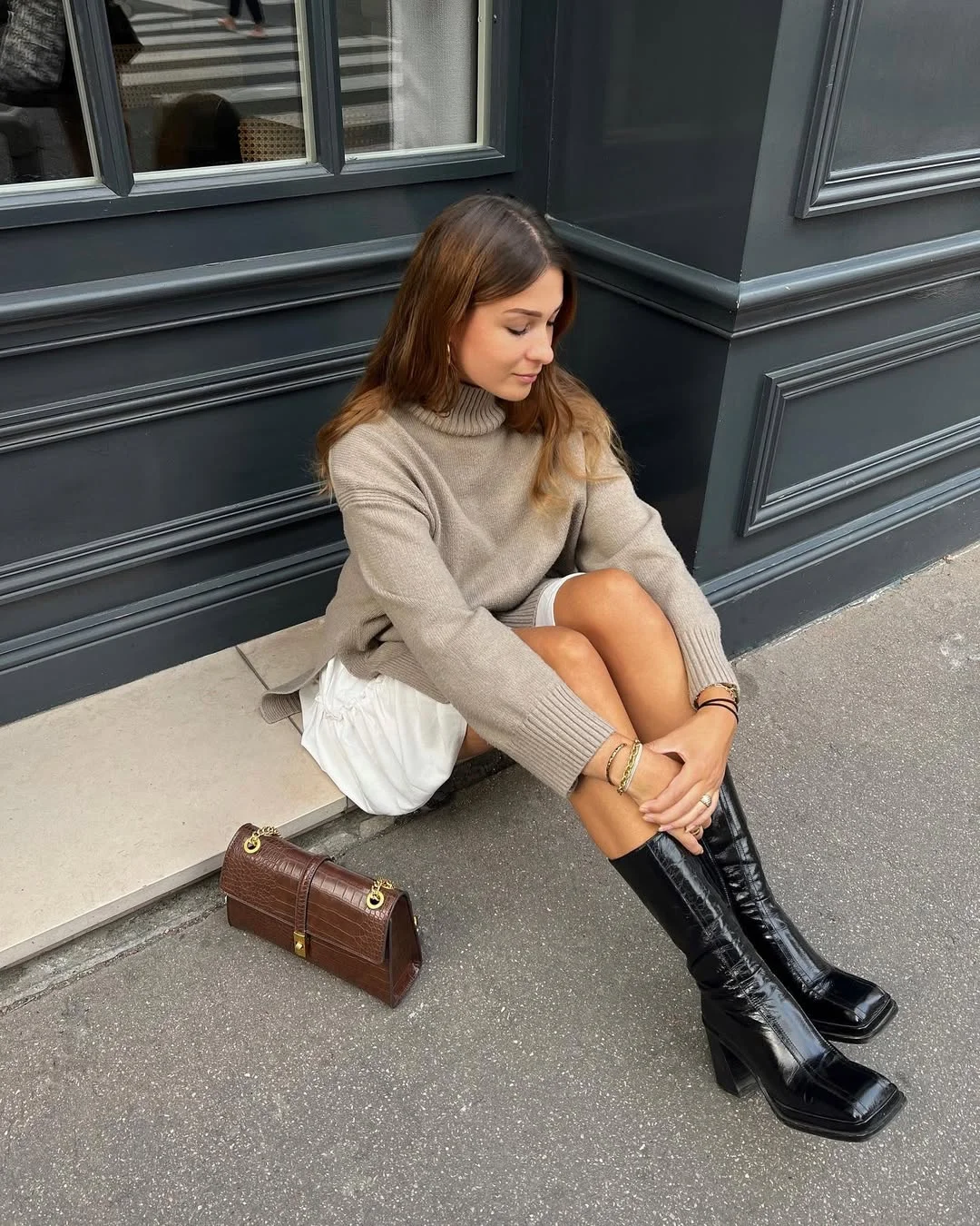 fall outfits with boots 2026 Cozy Knitwear and Mini Skirts That Never Go Out of Style