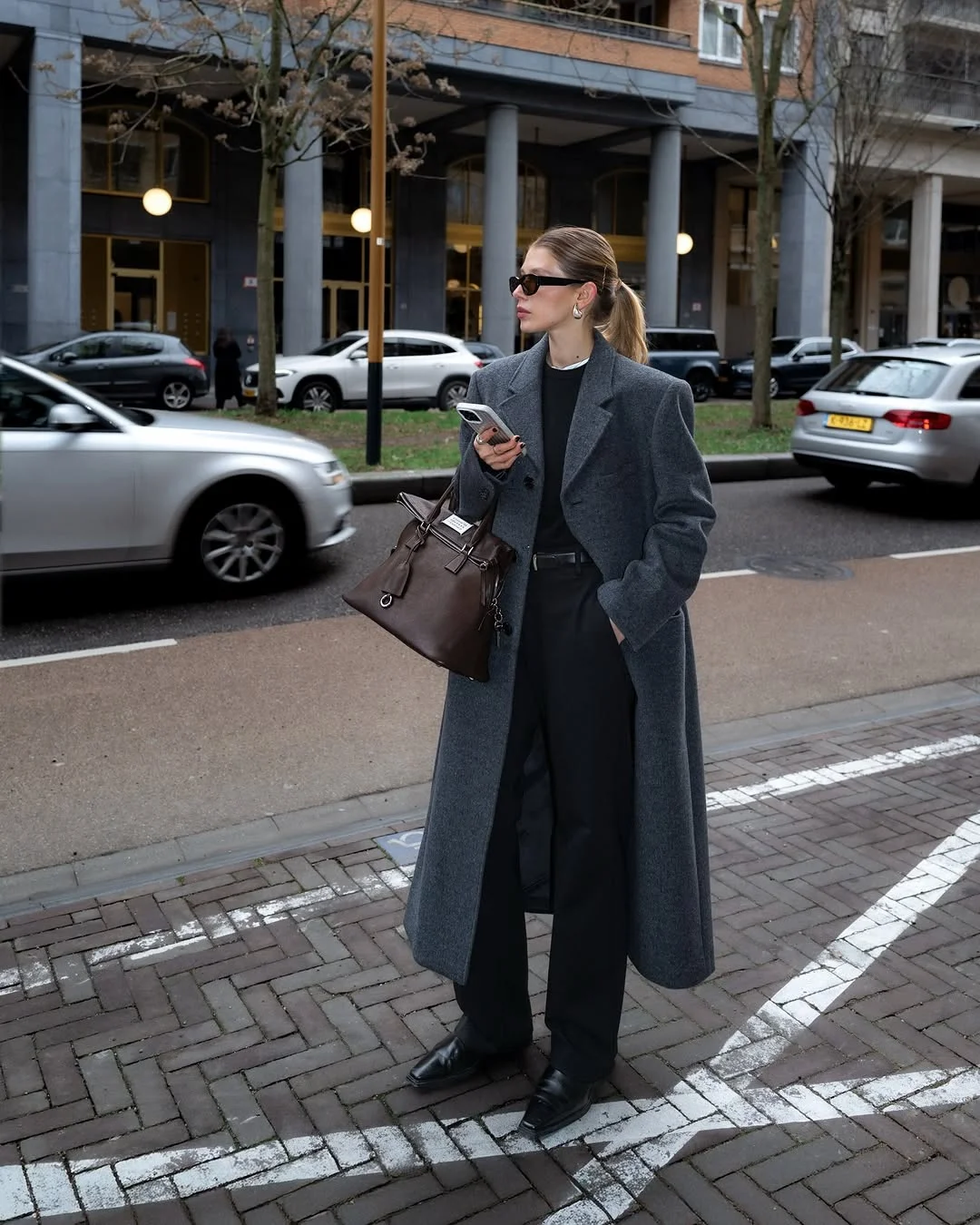 fall outfits with coat 2026 Grey Coats Make Minimalist Dressing Look Expensive