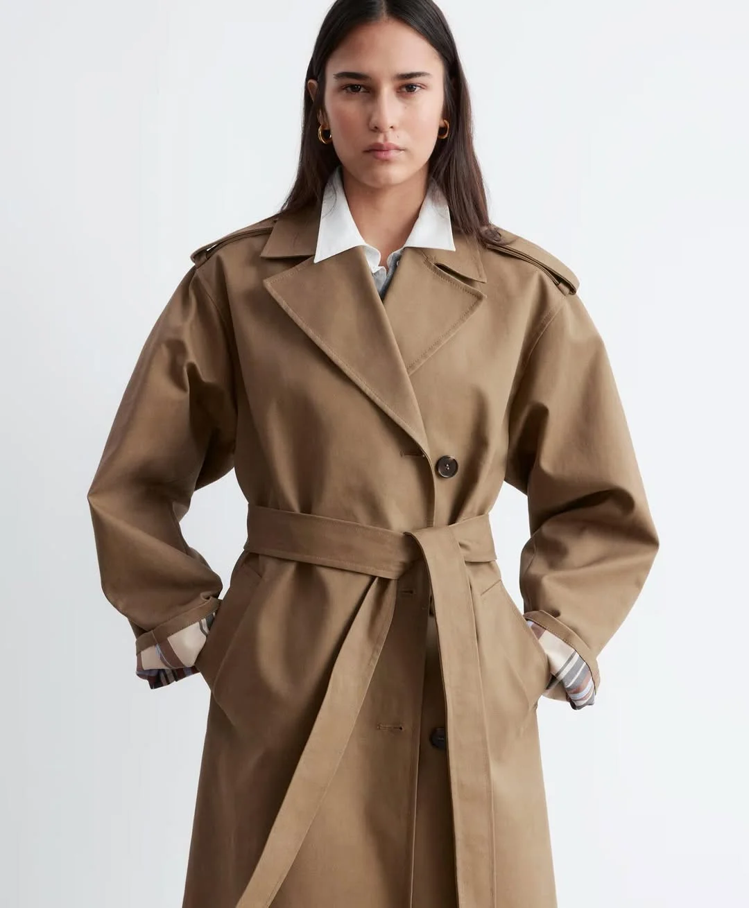 fall outfits with coat 2026 The Beige Trench Coat That Never Goes Out of Style