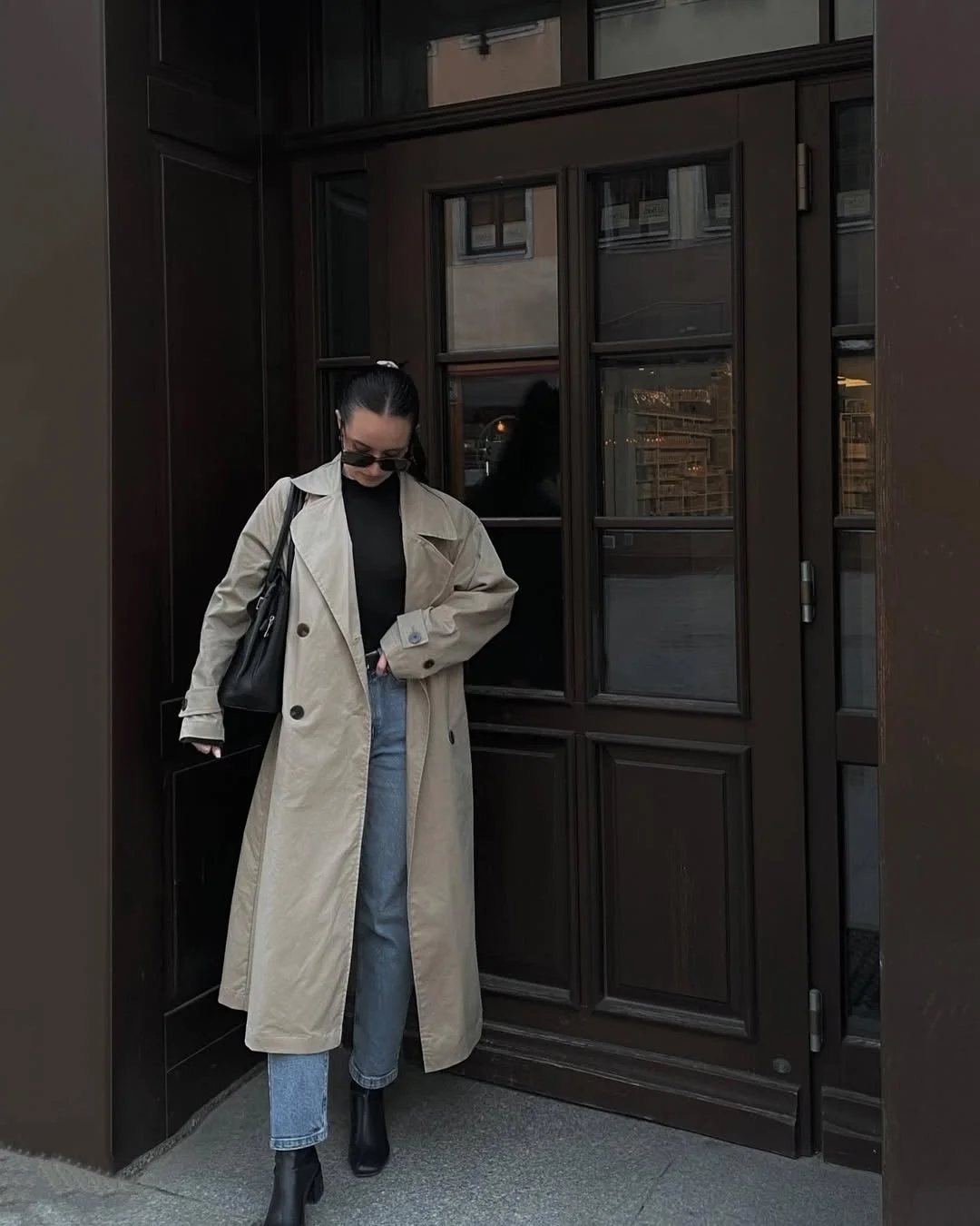 fall outfits with jeans 2026 The Trench Coat and Ankle Boots Combination That Defines Fall