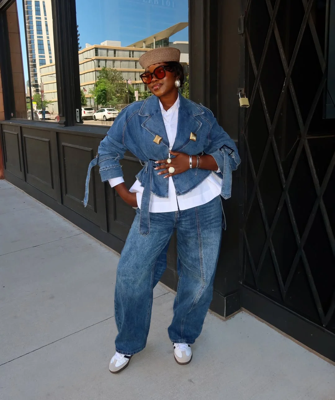 fall outfits with jeans jacket 2026 Statement Denim Tailoring With Fashion-Week Energy