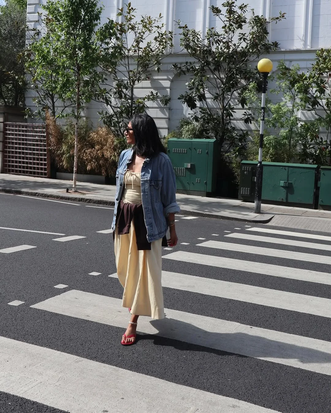 fall outfits with jeans jacket 2026 Flowing Dresses and Denim Jackets for Early Fall Days
