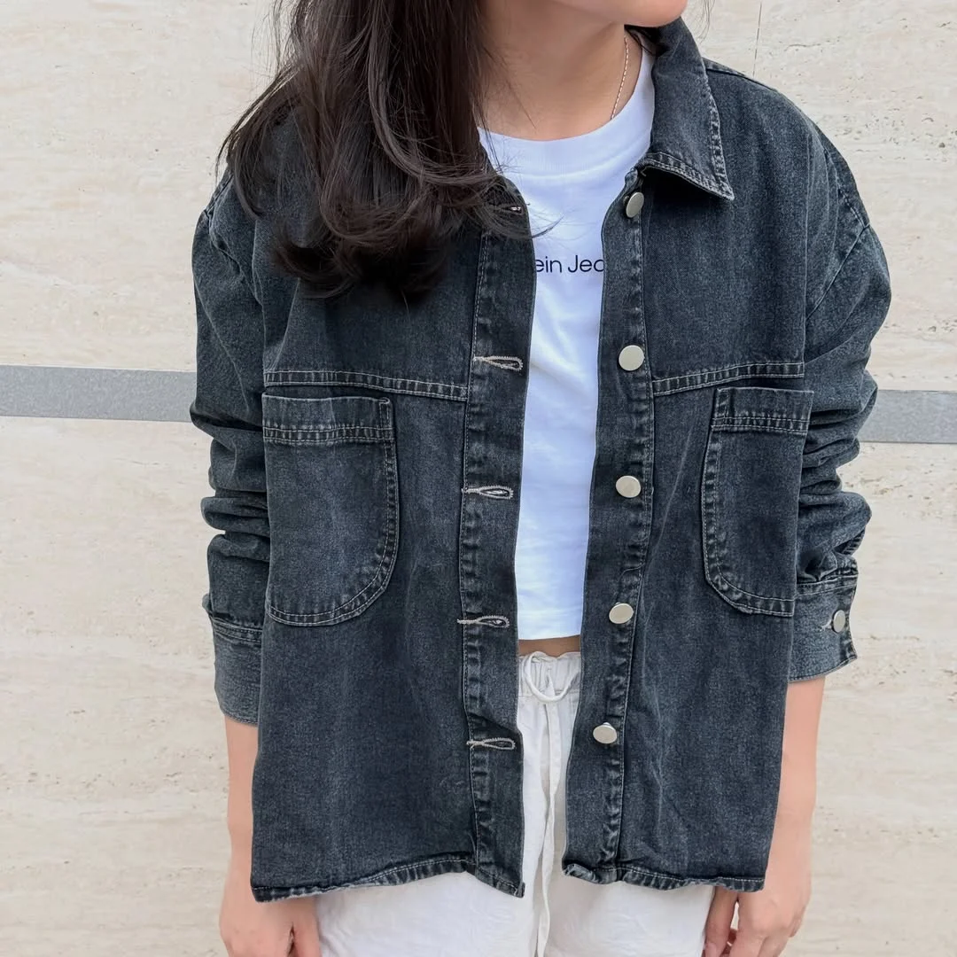 fall outfits with jeans jacket 2026 Black Denim and White Basics for Minimalist Fall Style
