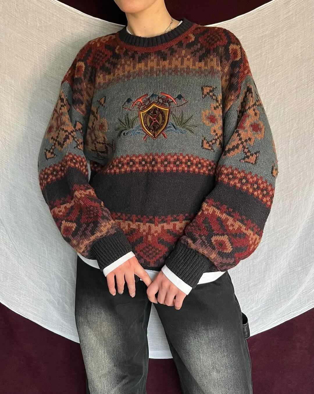 fall outfits with sweater 2026 Vintage Heritage Knits Meet Modern Denim