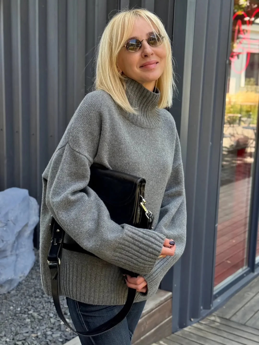 fall outfits with sweater 2026 Minimalist Grey Sweaters for Everyday Elegance