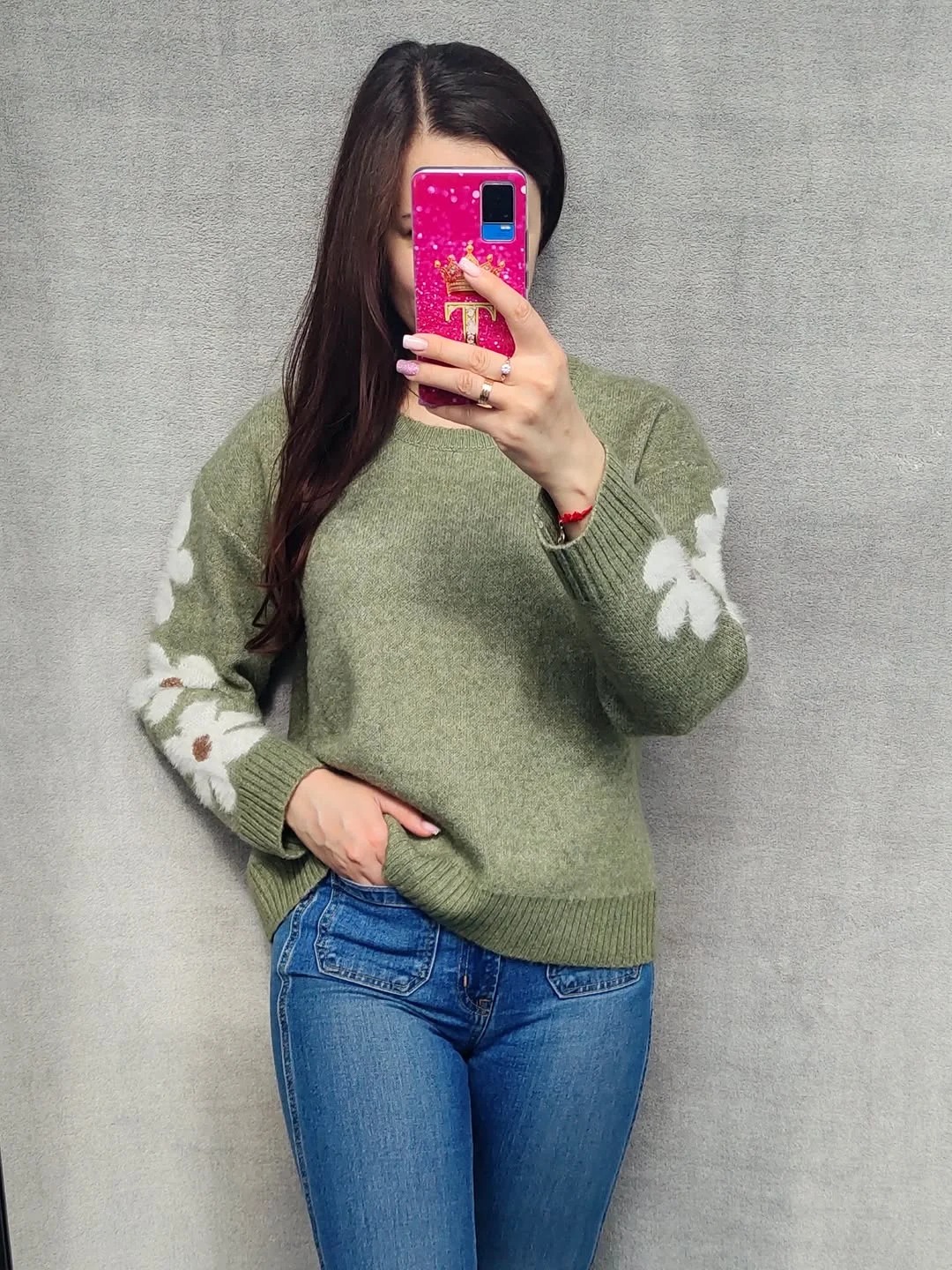 fall outfits with sweater 2026 Soft Olive Knits and Everyday Denim