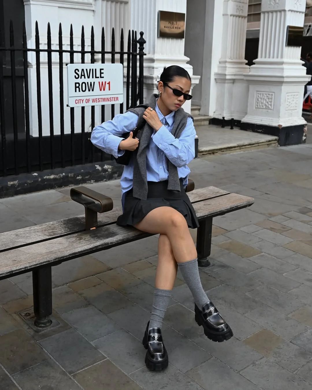 fall outfits with tights and skirt 2026 Preppy Pleated Skirts and Loafers With a Contemporary Twist