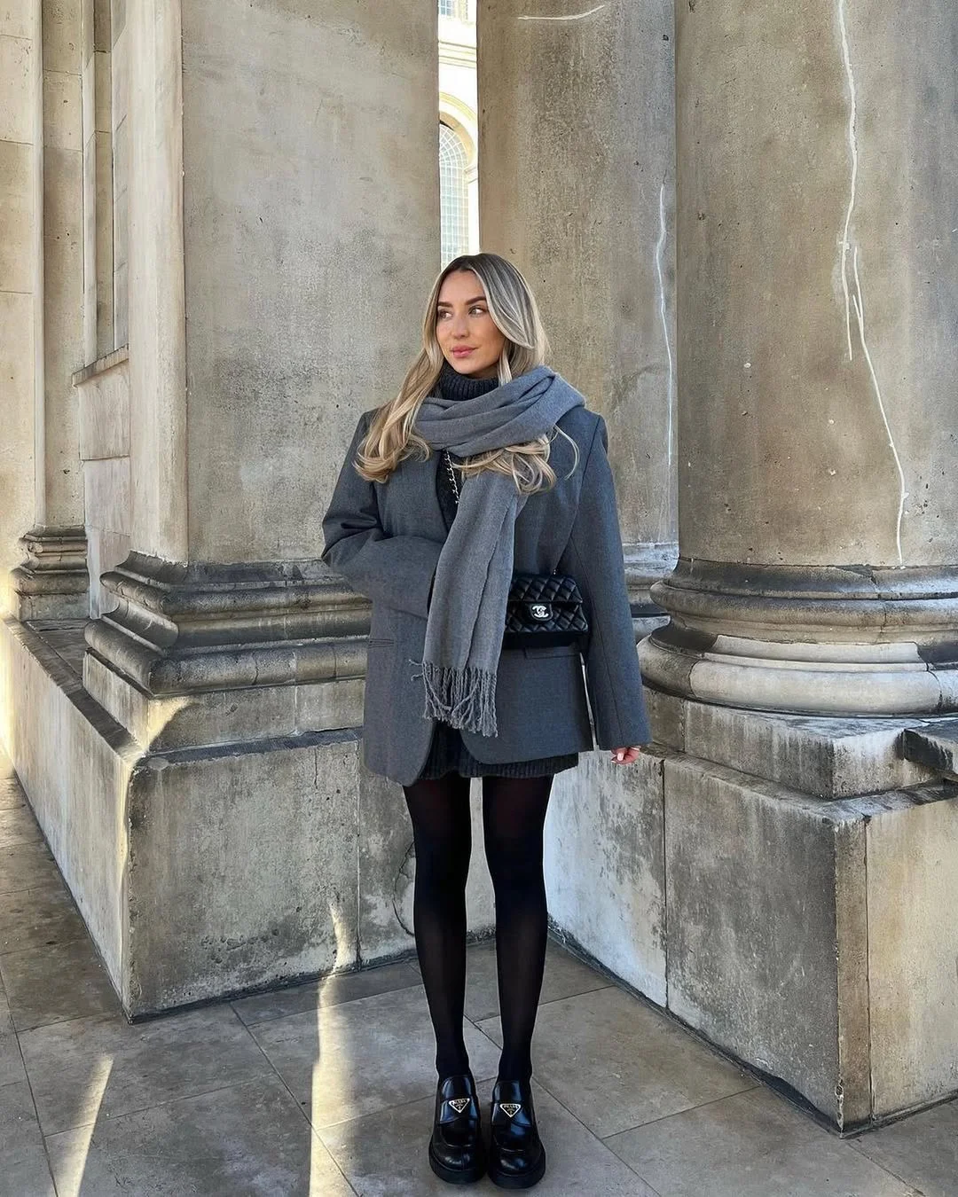 fall outfits with tights and skirt 2026 Oversized Layers and Loafers for a Quiet Luxury Fall Aesthetic