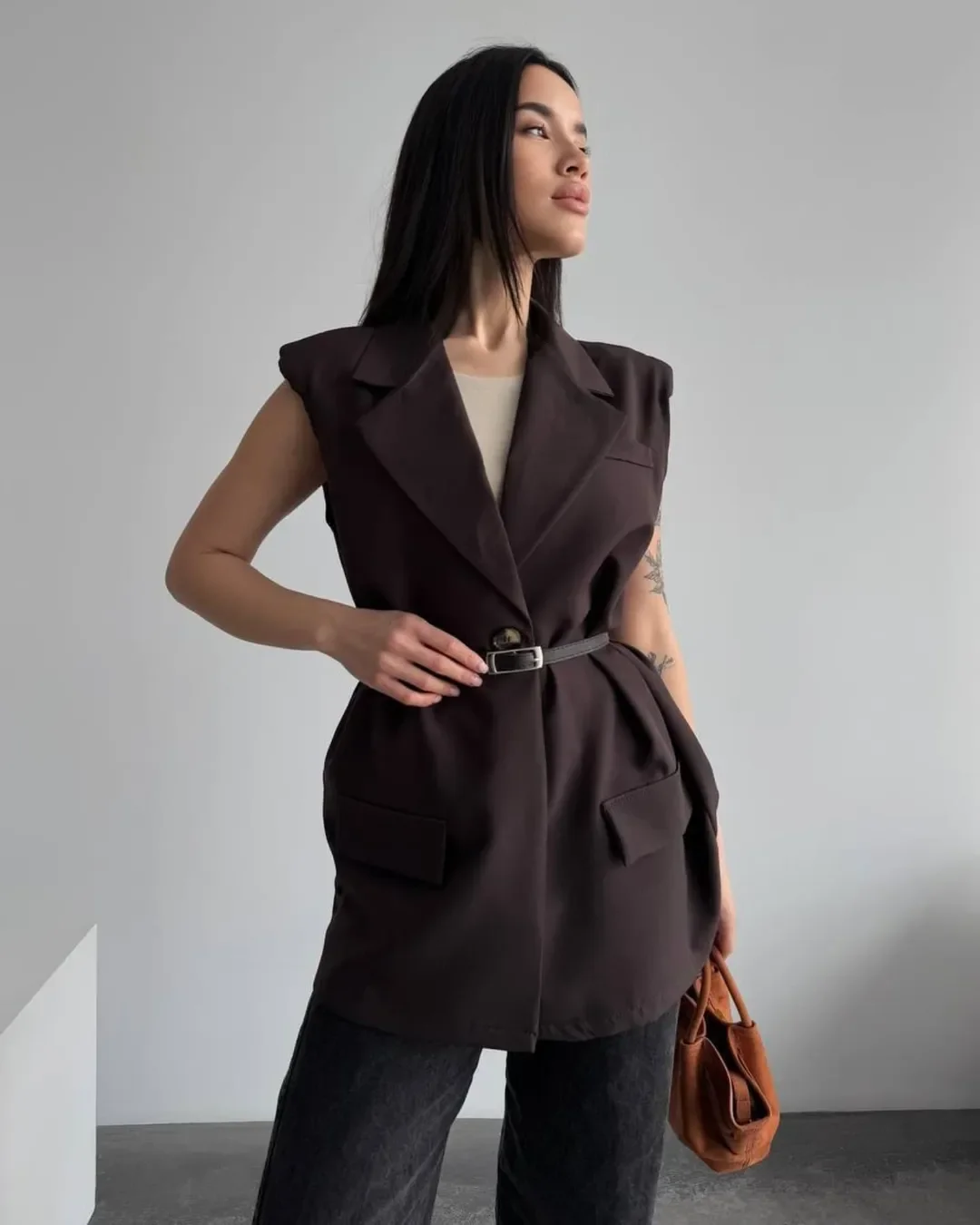 fall outfits with vests 2026 The Long Tailored Vest That Feels Like Modern Power Dressing