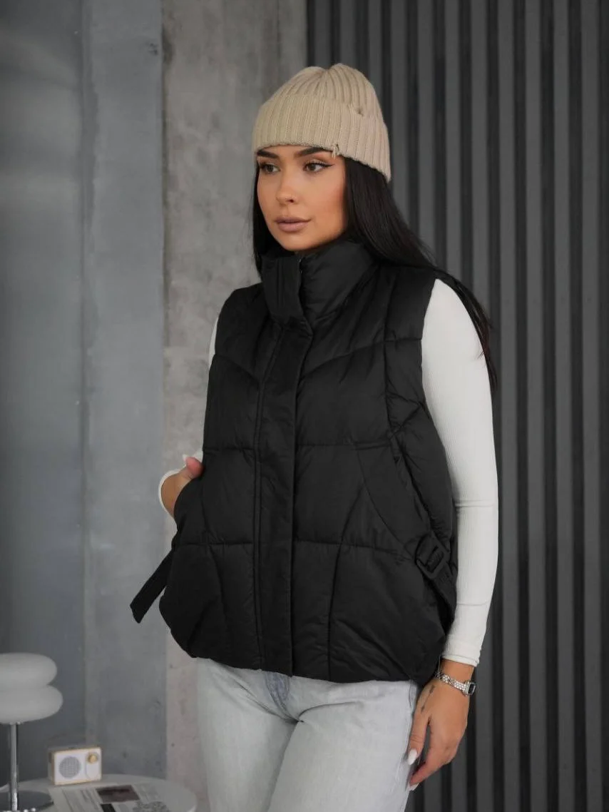 fall outfits with vests 2026 The Everyday Puffer Vest That Never Fails