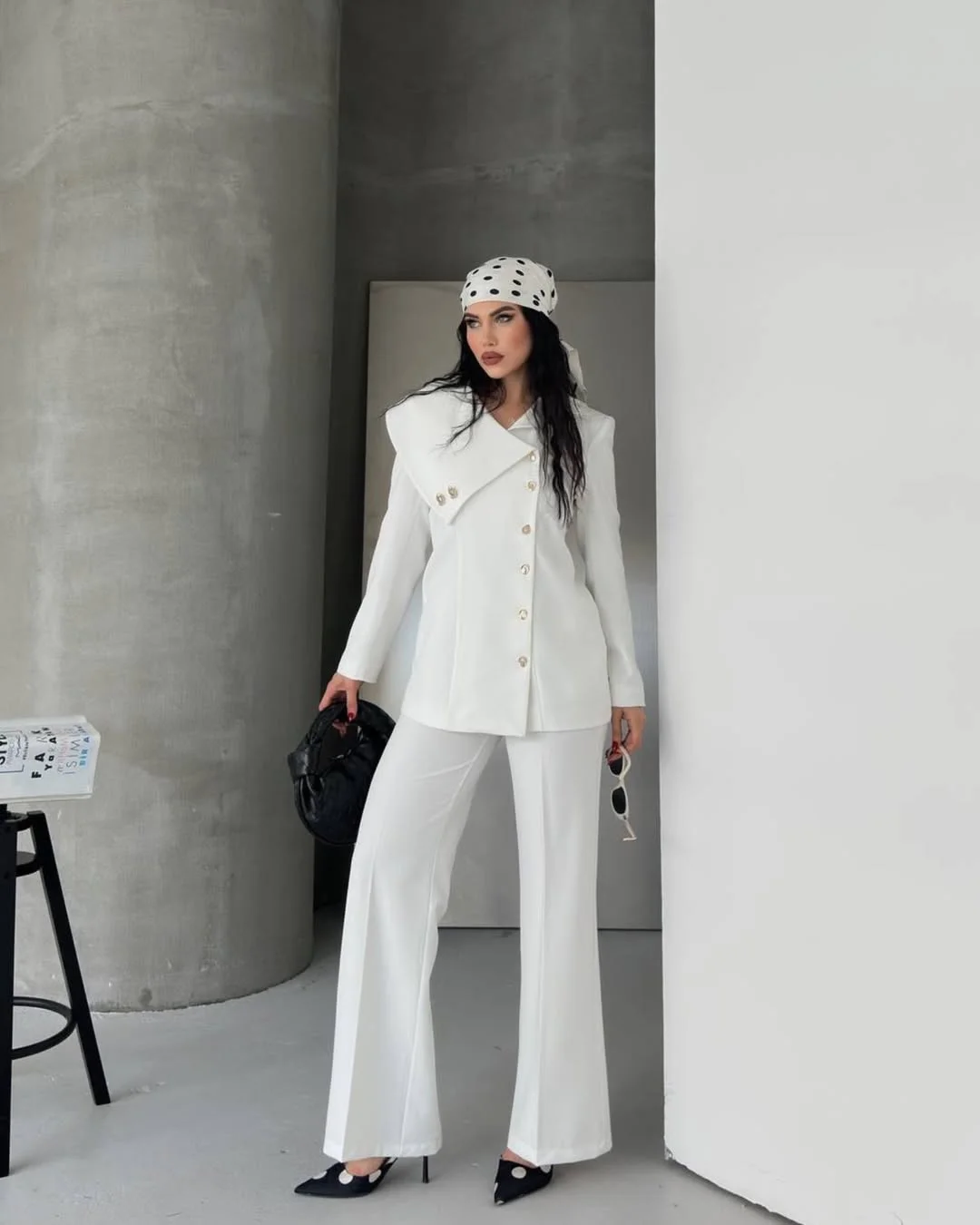 fall street fashion nyc 2026 Monochrome White Tailoring With a Soft Paris-New York Twist