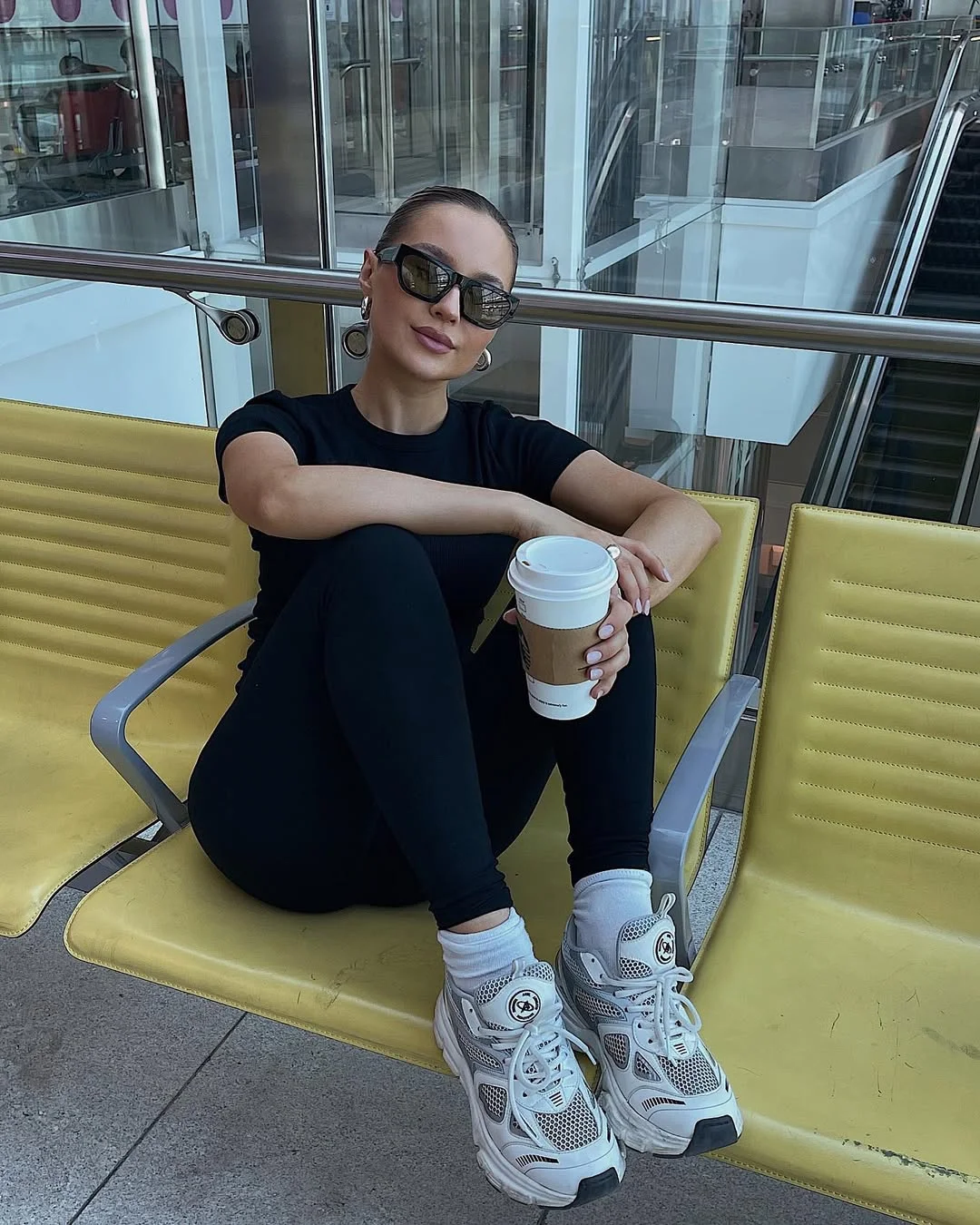 fall travel wardrobe for women 2026 The Airport Uniform That Makes Travel Easier