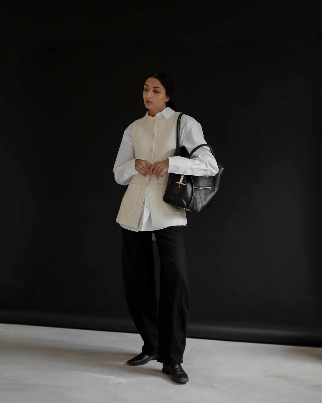 fall vest outfits for women 2026 The Cream Tailored Vest That Replaces a Traditional Blazer