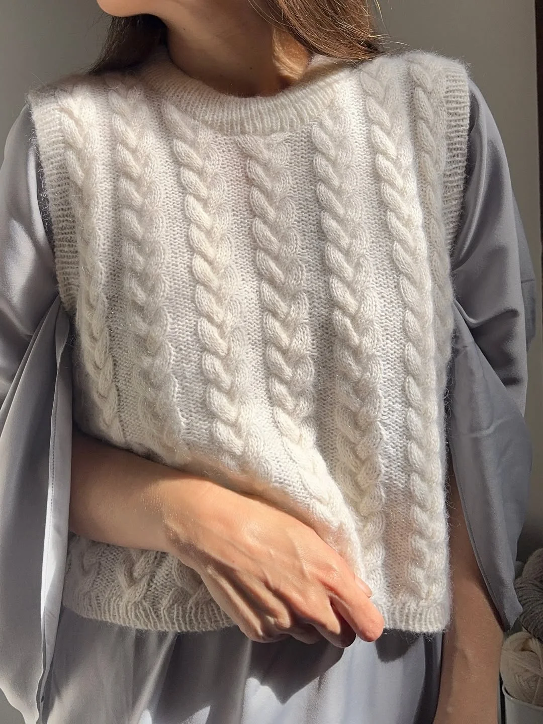 fall vest outfits for women 2026 The Cable-Knit Vest That Celebrates Texture Over Trends