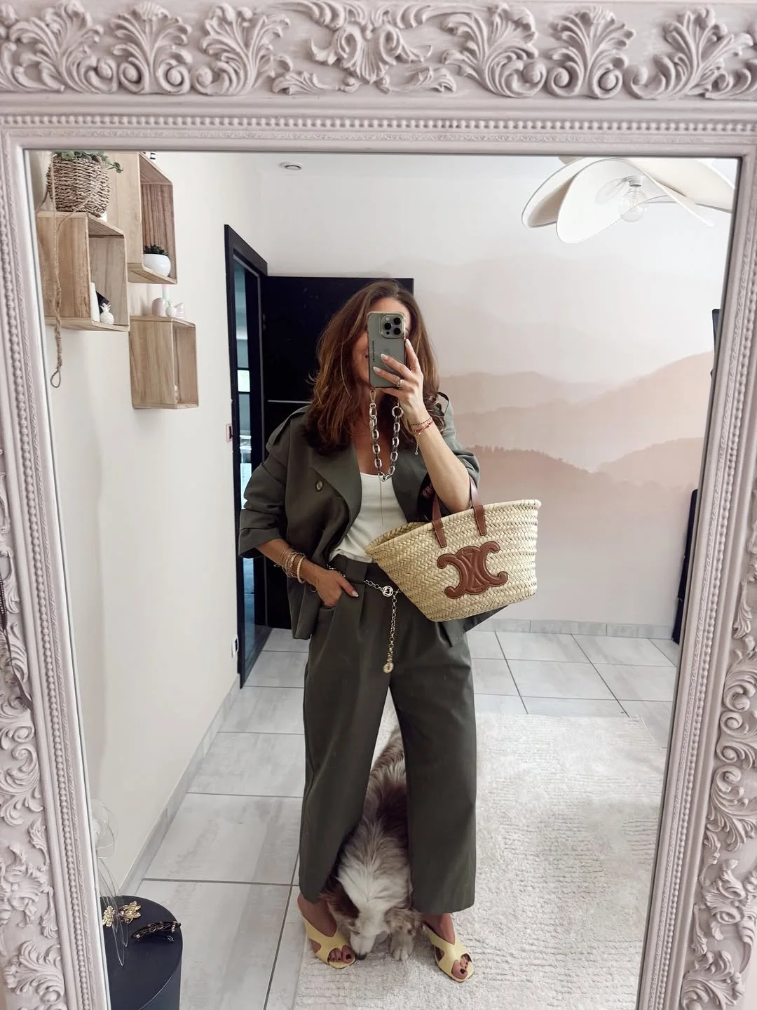 fall work outfits 2026 Relaxed Olive Tailoring For Modern Workdays