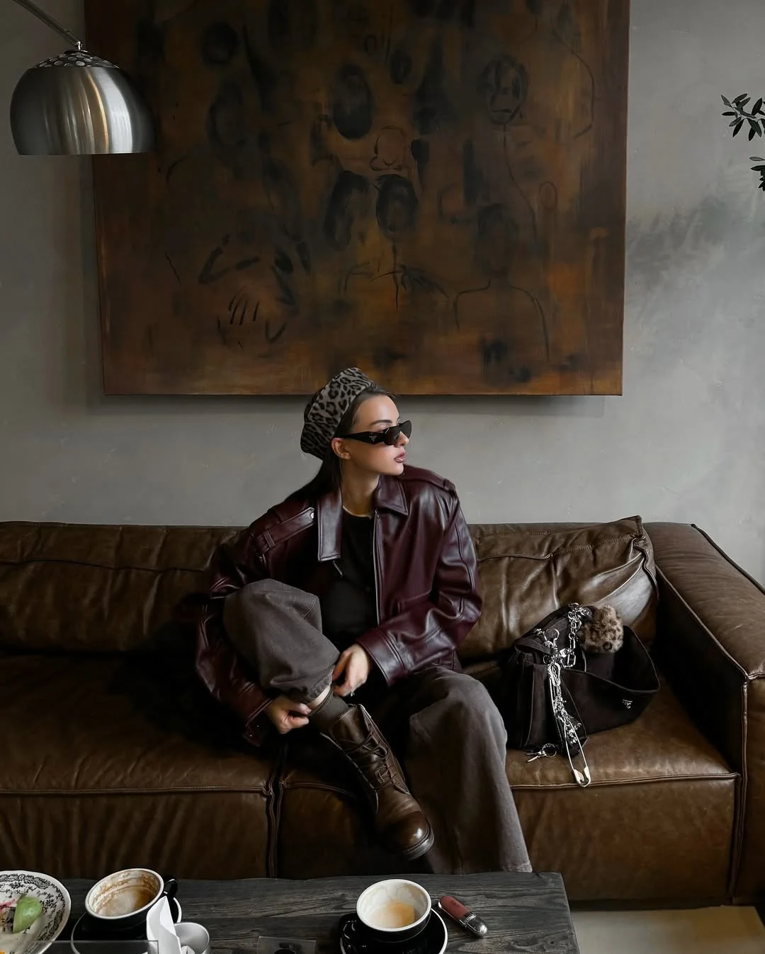 New trends: fall fashion 2026 Dark Cherry Leather and Downtown Cool Girl Energy