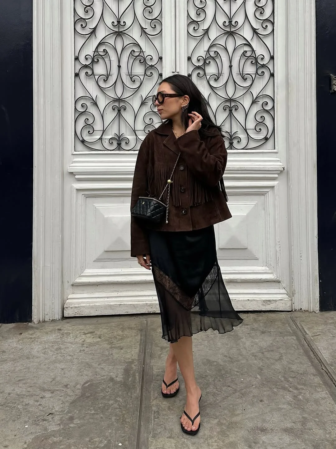 simple fall outfits 2026 Suede Fringe Brings Vintage Charm Back