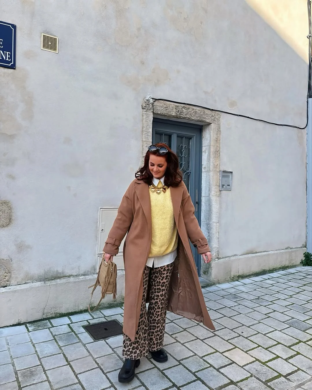 summer to fall outfits 2026 The Leopard Print Pants Outfit That Adds Personality to Cooler Days