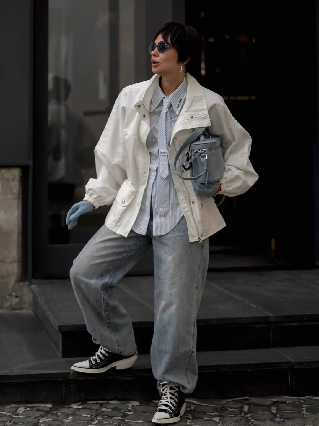 summer to fall outfits 2026 The White Utility Jacket Outfit That Makes Casual Layers Look Elevated