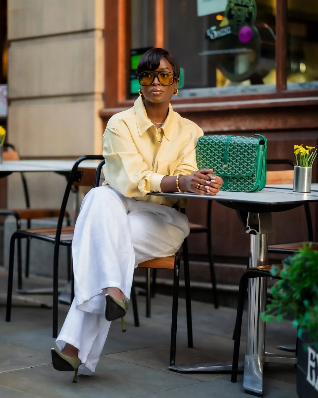summer to fall outfits 2026 The Soft Yellow Shirt That Brightens Early Fall Neutrals