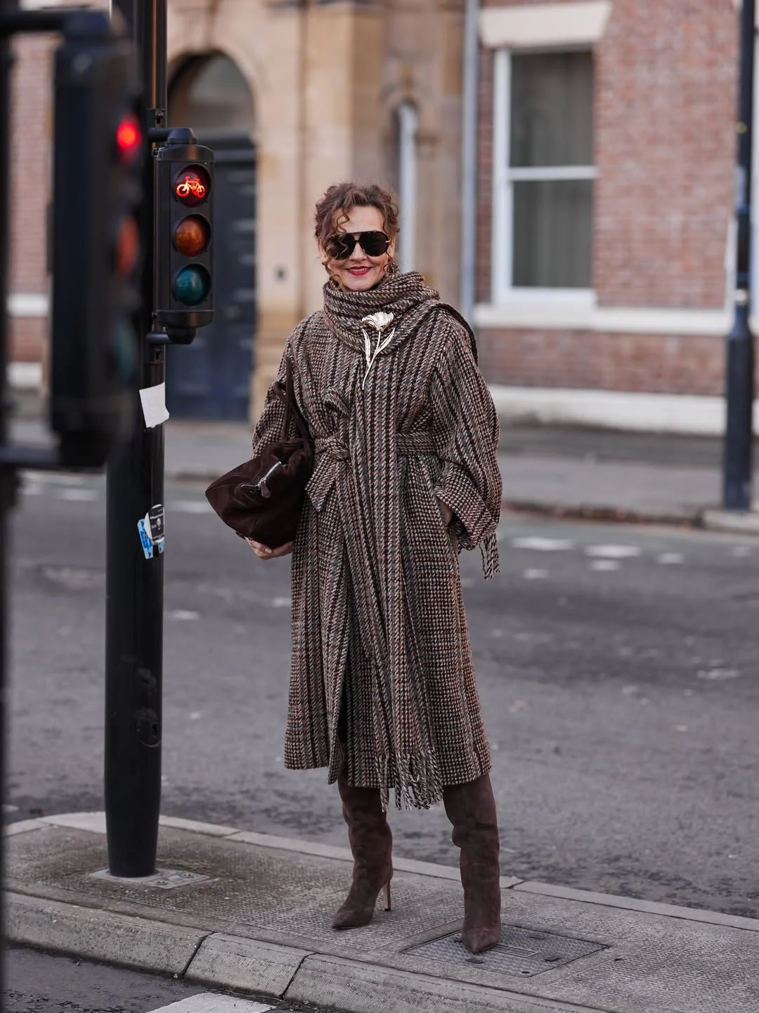 what to wear in fall 2026 over 50 Elegant Checked Coats Are Defining Fall Sophistication