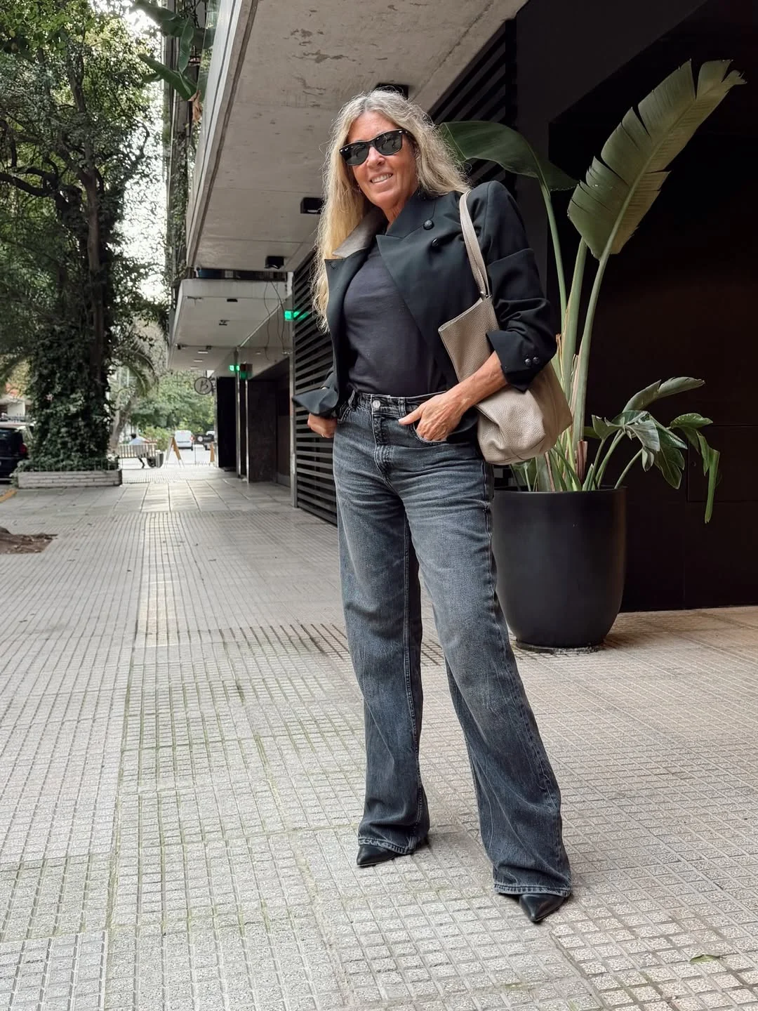 what to wear in fall 2026 over 50 Black and Gray Denim Done the Modern Way