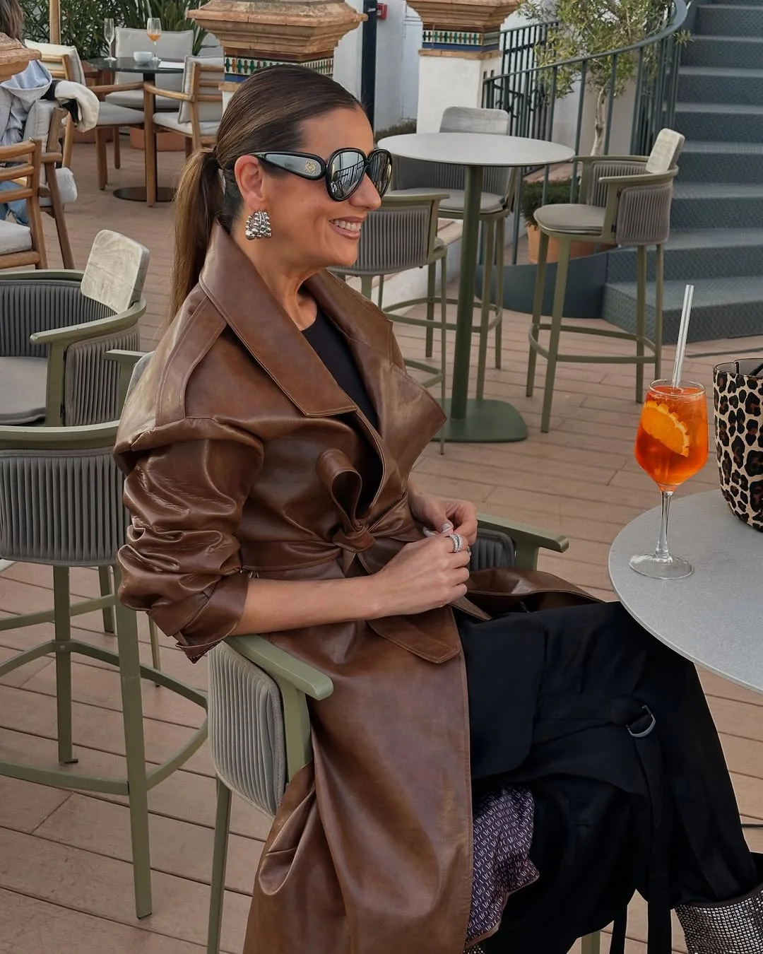 what to wear in fall 2026 over 50 Chocolate Leather Is Becoming Falls Most Luxurious Neutral