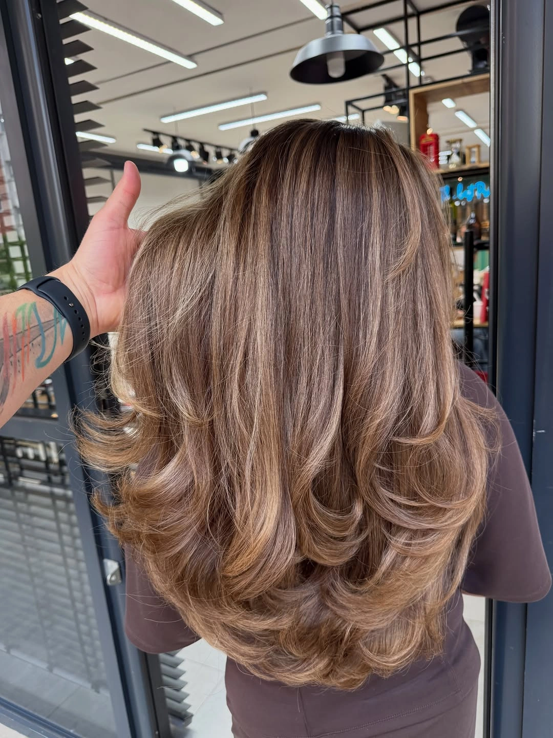 august hairstyles and color ideas 2026 Layered Beige Brunette with Soft Volume