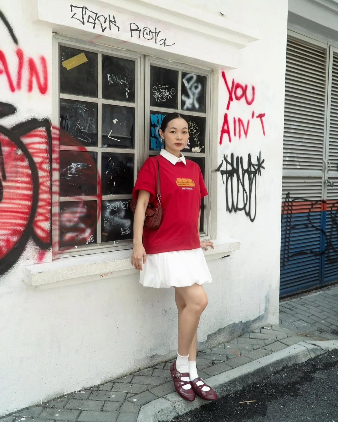 august outfits 2026 Preppy Pops of Red for Playful August Style