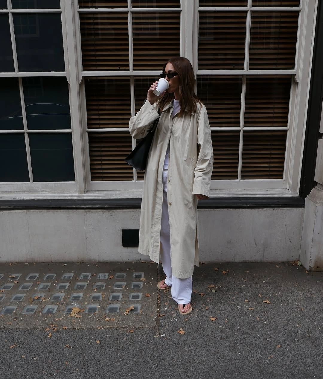 august outfits 2026 lightweight trench outfit