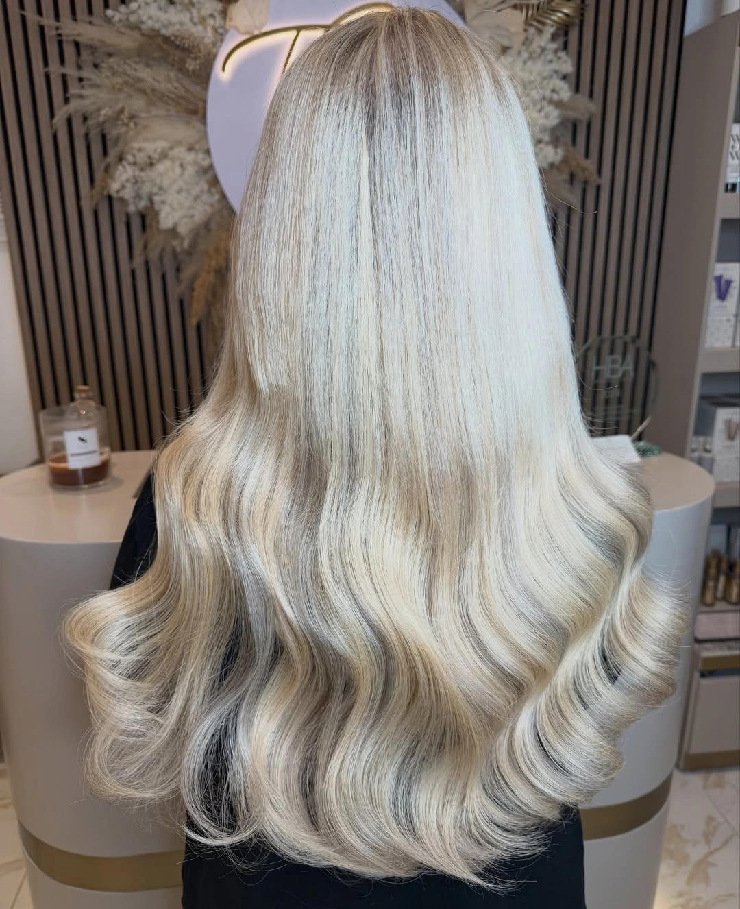 babylights hair ideas Icy Platinum Babylights with a Soft Shadow Root