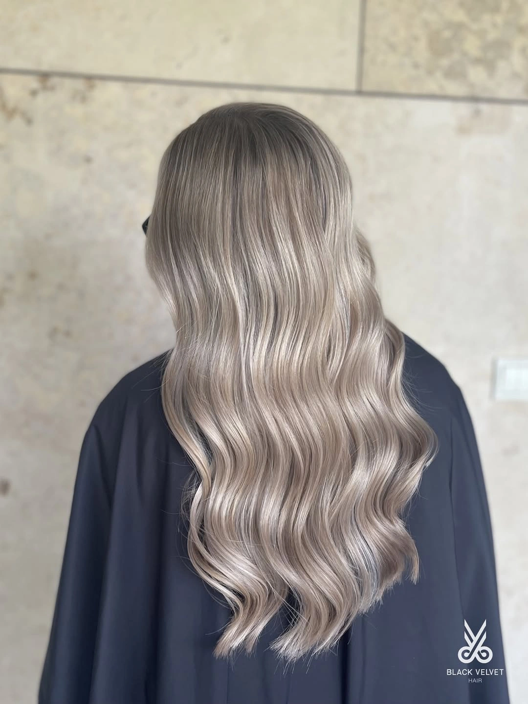 babylights hair ideas Pearl Mushroom Babylights with Liquid Waves