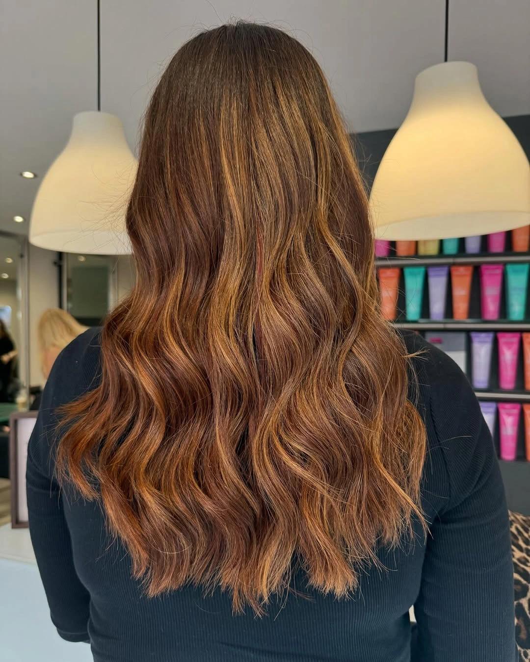 babylights hair ideas Cinnamon Brown Babylights with Copper Caramel Dimension