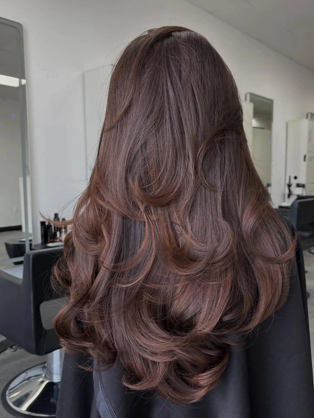 babylights hair ideas Espresso Brown with Barely There Cinnamon Babylights