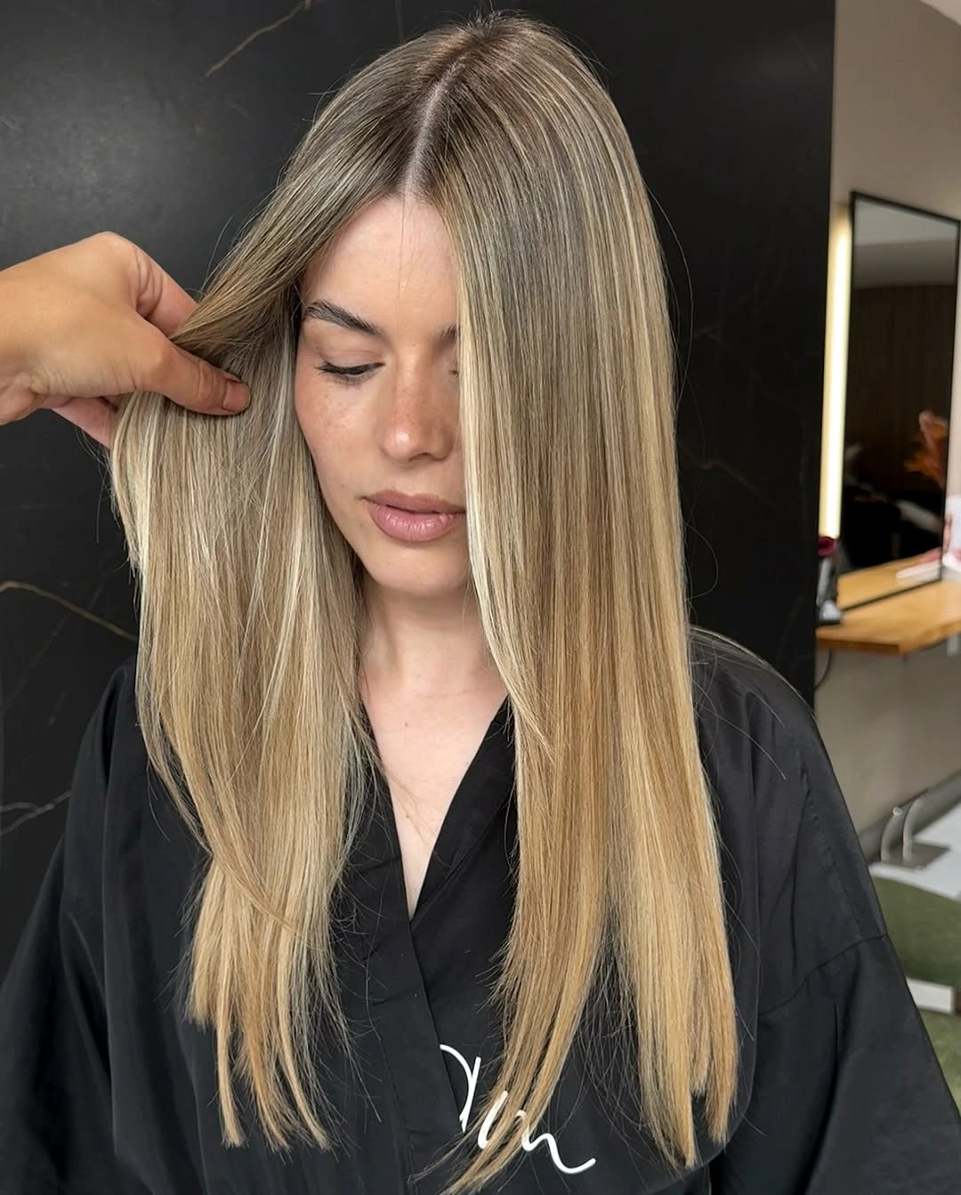 beige blond hair color Silky Straight Beige Blonde With Golden Balance