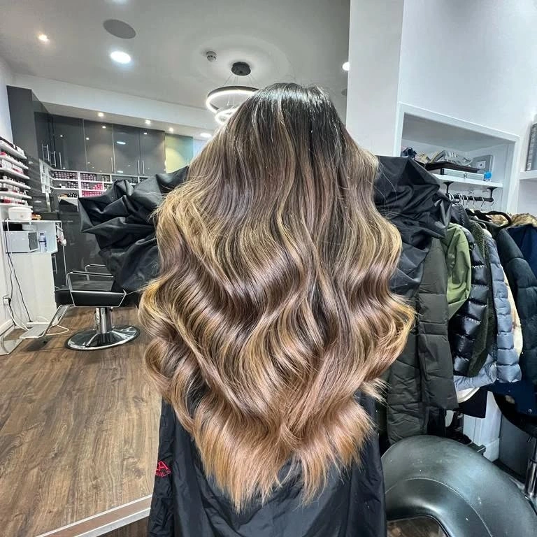 beige blond hair color Warm Beige Blonde With Luxurious Flowing Waves