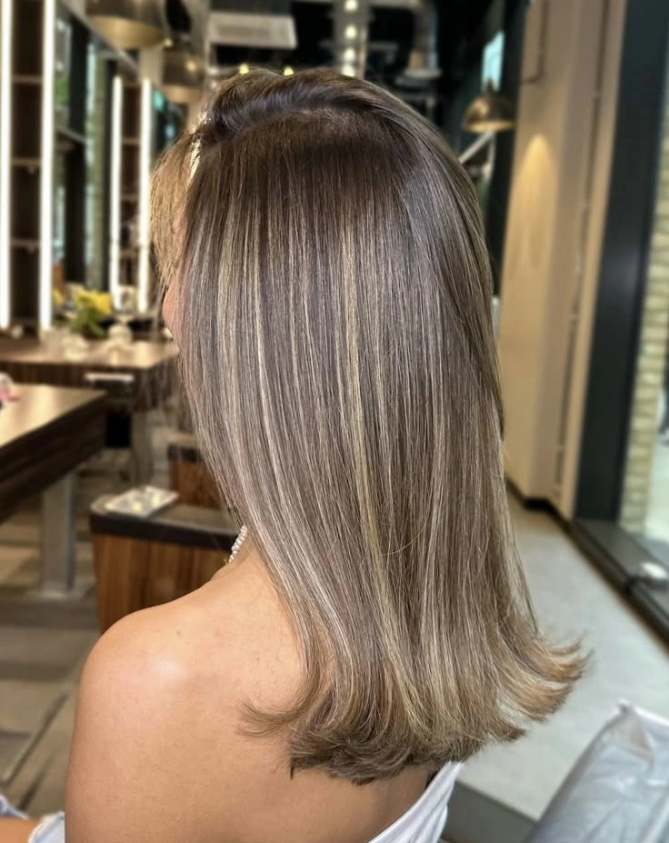 beige blond hair color Elegant Straight Beige Blonde With Polished Ends
