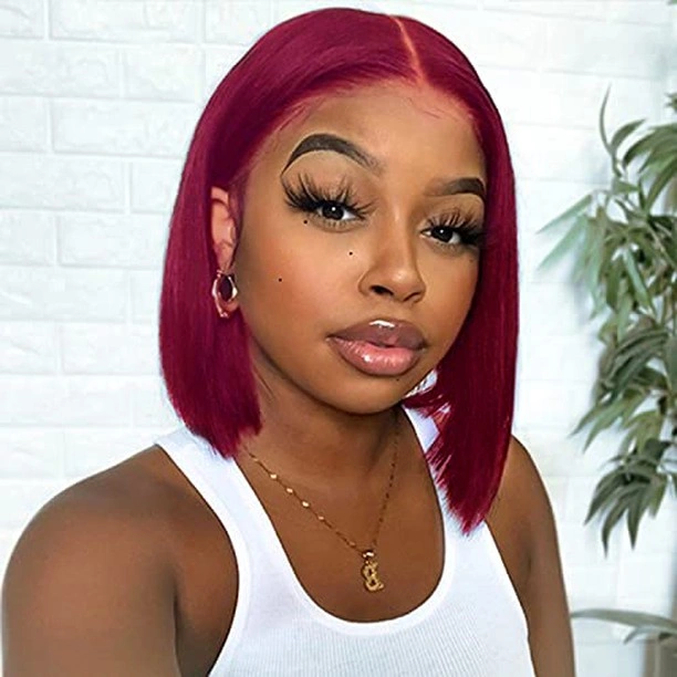 bob hairstyles for black women Vibrant Cherry Red Bob That Instantly Turns Heads