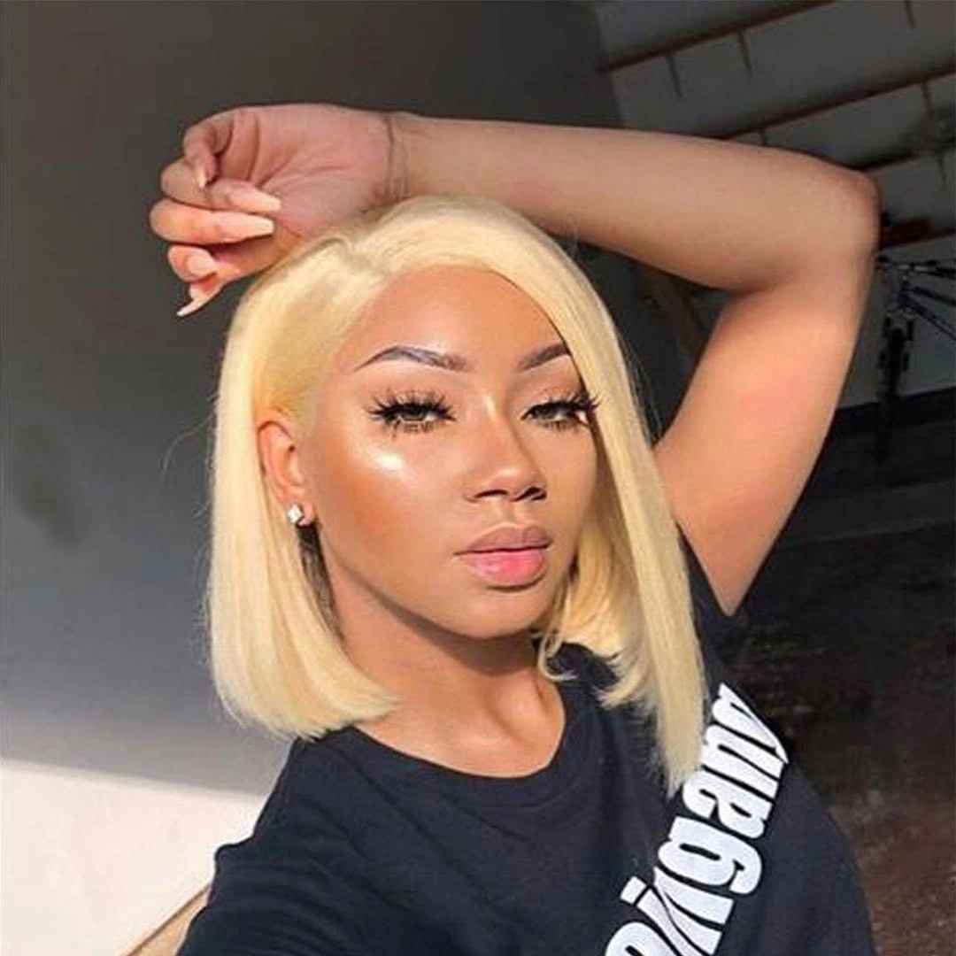 bob hairstyles for black women Platinum Blonde Bob That Feels Fearlessly Modern