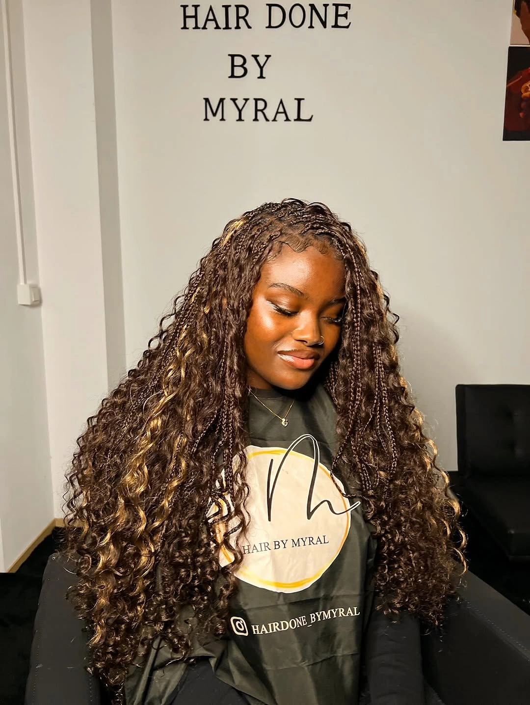 bora bora braids hairstyle Dimensional Espresso Curls With Subtle Golden Highlights