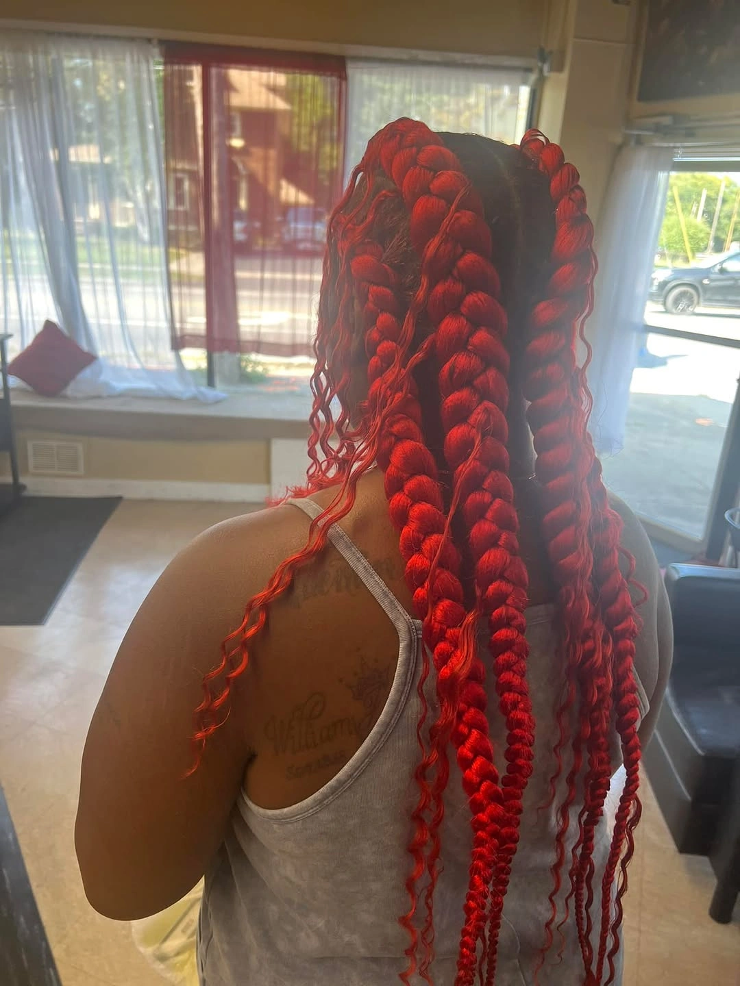 butterfly braids hairstyle Fiery Jumbo Butterfly Braids That Turn Every Head