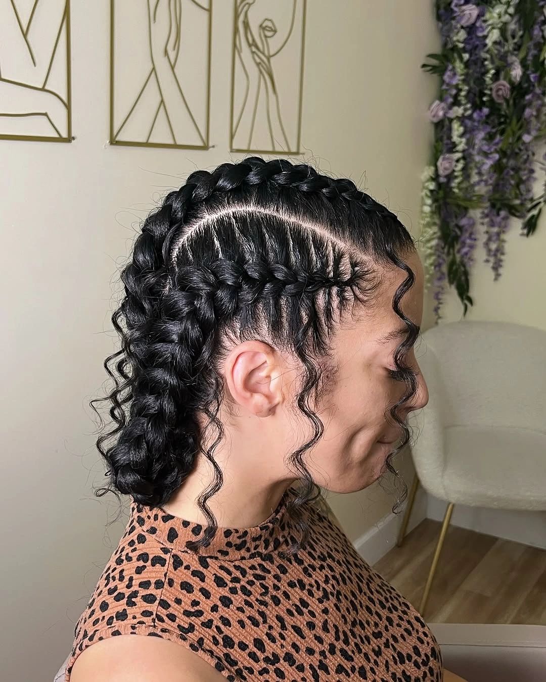 butterfly braids hairstyle Elegant Butterfly Braids with Soft Face-Framing Tendrils