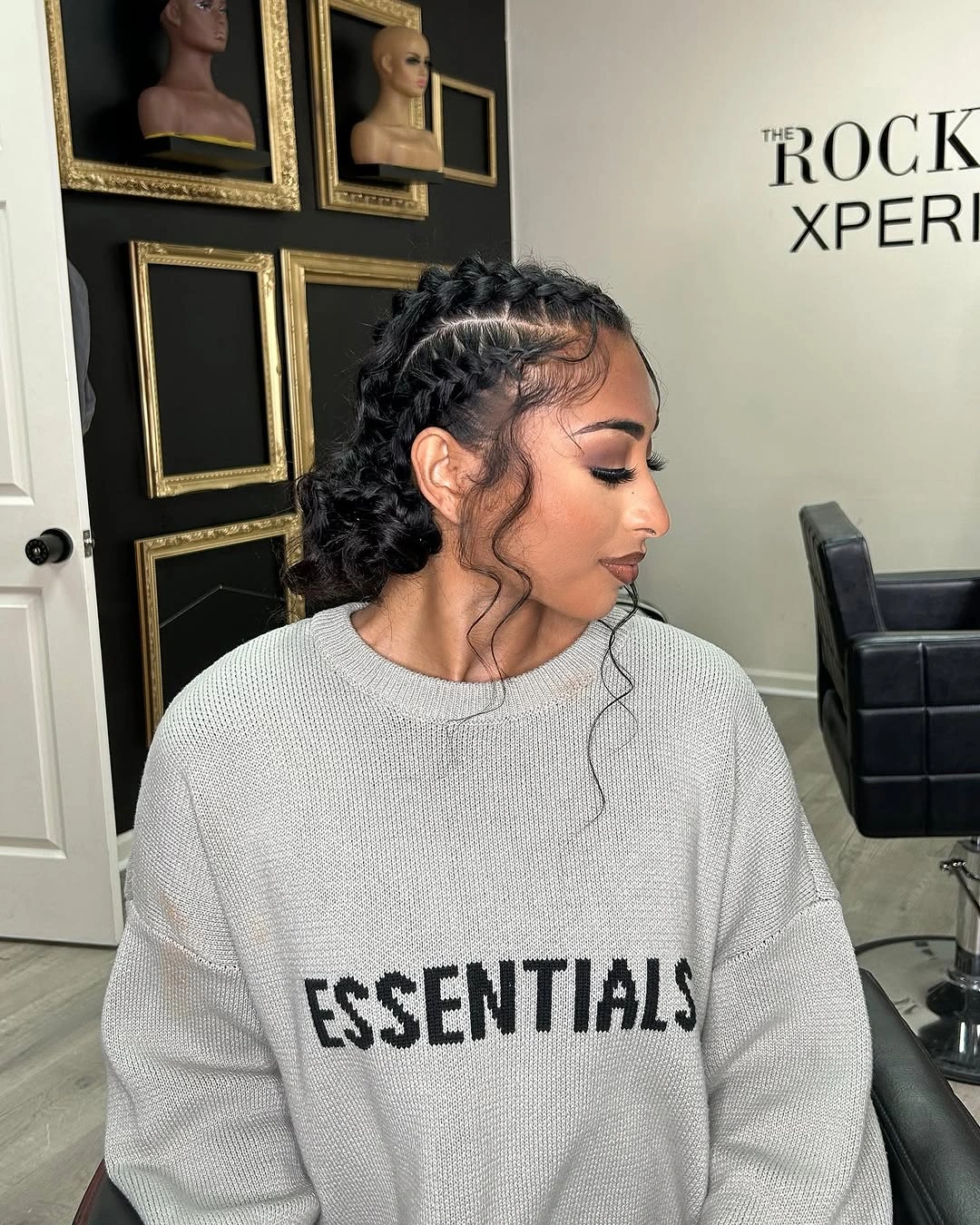 butterfly braids hairstyle Elegant Low Bun Butterfly Braids for Everyday Sophistication