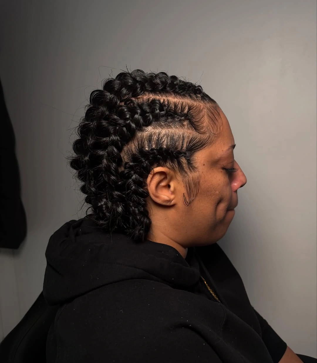 butterfly braids hairstyle Short Butterfly Braids with Modern Protective Styling