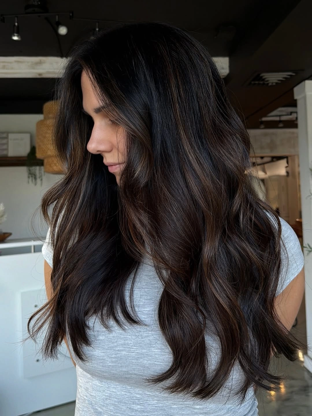 chestnut brown hair color Classic Dark Chestnut with Silky Natural Dimension